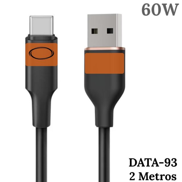 Cable USB-A a USB-C 60 W de 2 m (Innovatech Data-93)