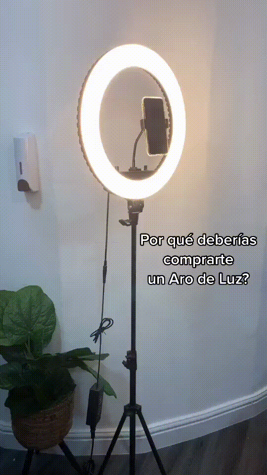 Aro de luz LED de 45 cm