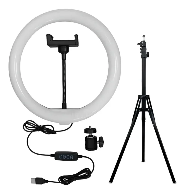 Aro de luz LED de 55 cm (sin trípode)