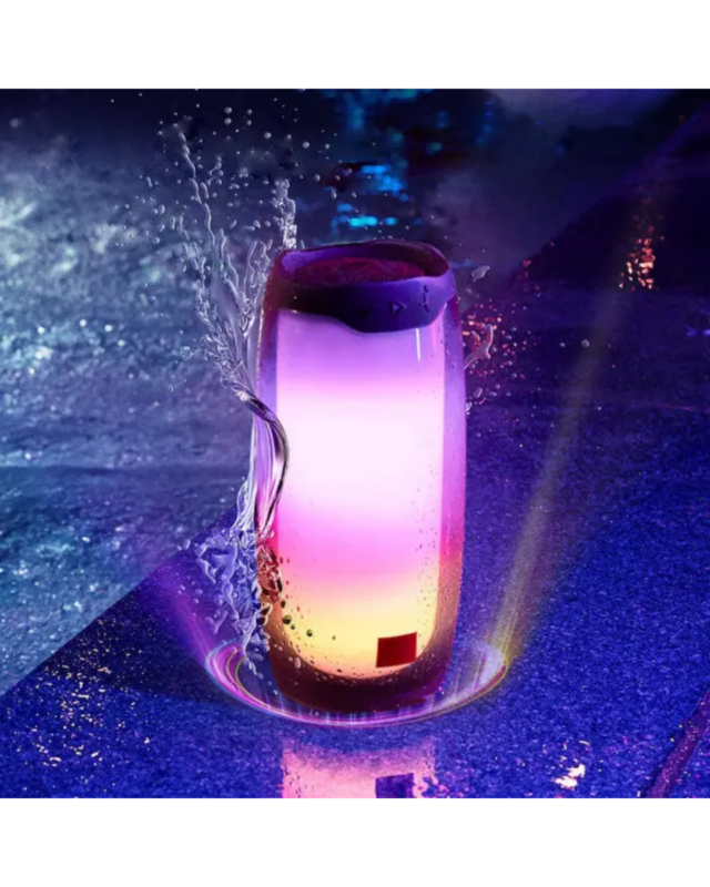 Parlante Bluetooth Remax grande con luces LED