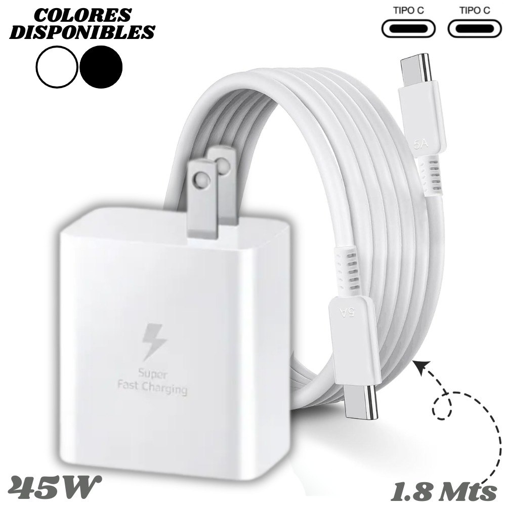 Cargador USB-C 45 W con cable de 1,8 m - Image 3