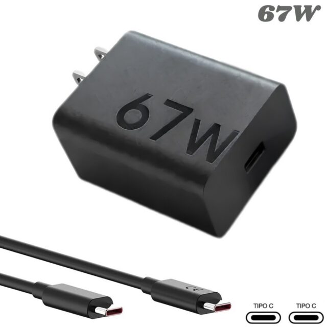 Cargador de pared USB-C 67 W de carga rápida