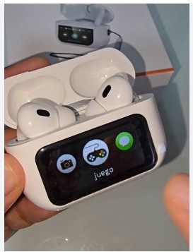 Audífonos Bluetooth con estuche de pantalla táctil - Image 4