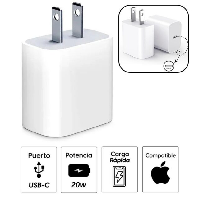 Cargador de pared USB-C 20 W